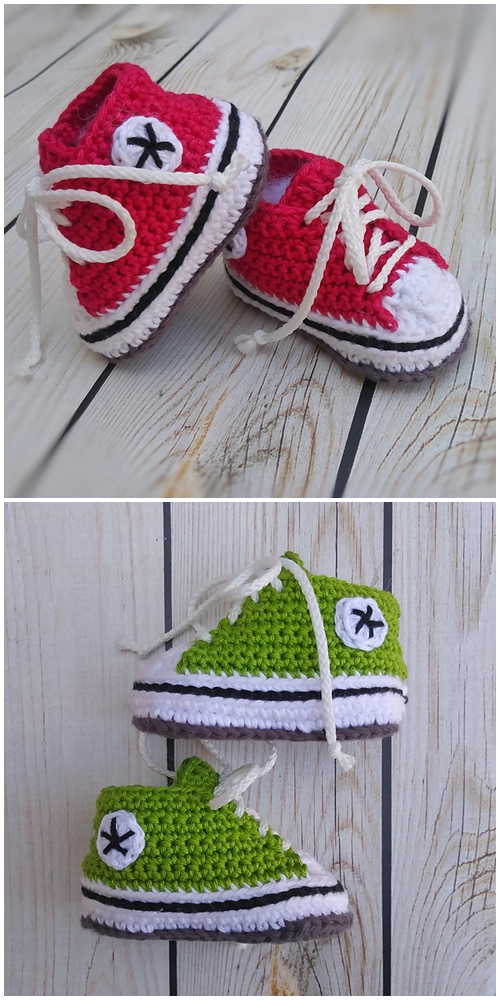 baby converse knitting pattern
