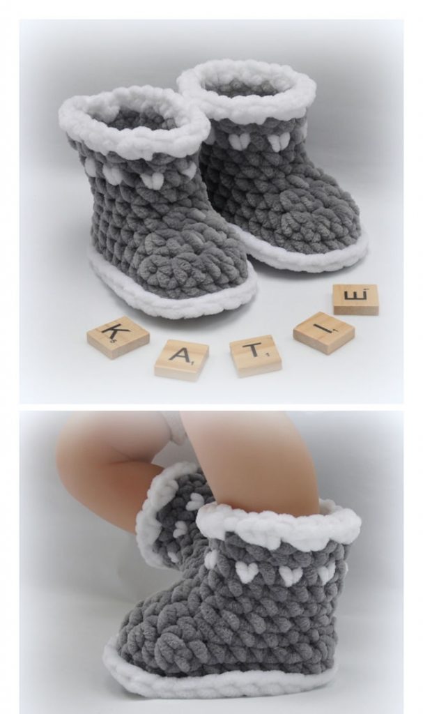 Dolphin Baby Booties Free Crochet Pattern
