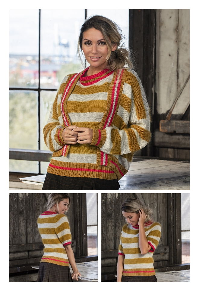 Elmegade Sweater Free Knitting Pattern