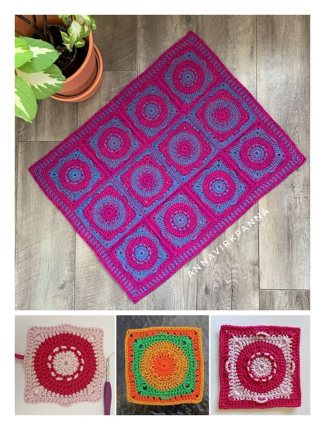 Roundabout Baby Blanket Free Crochet Pattern