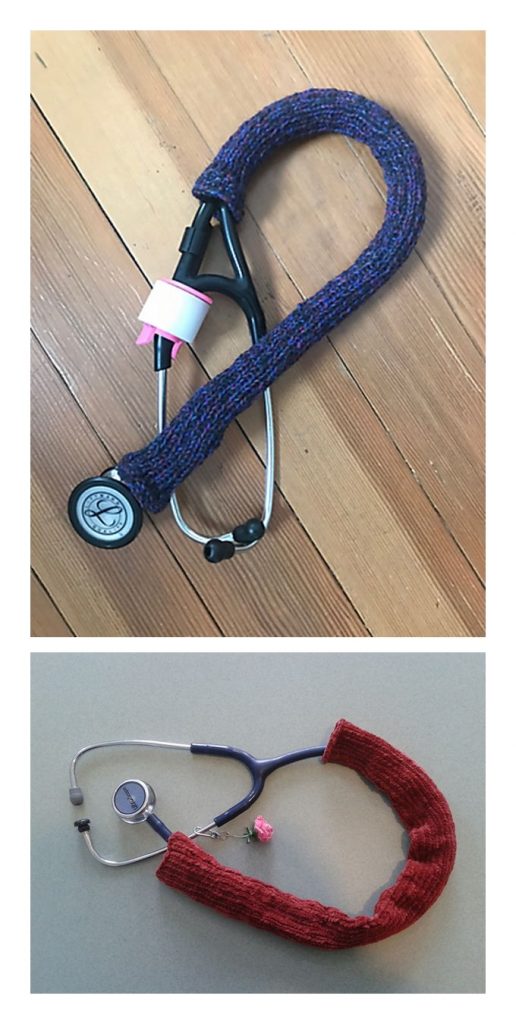 Stethoscope cozy Free Knitting Pattern