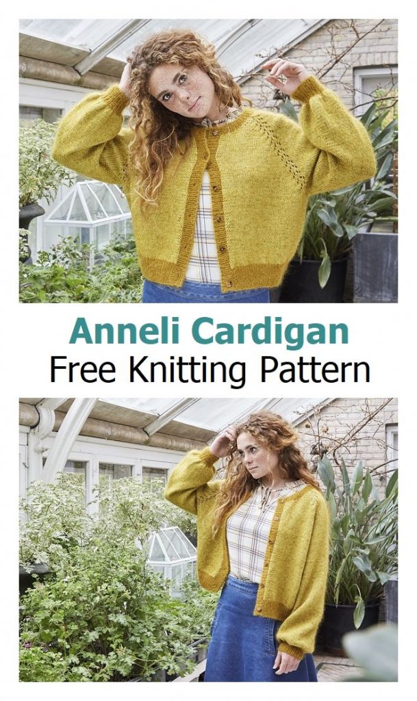 Anneli Cardigan Free Knitting Pattern