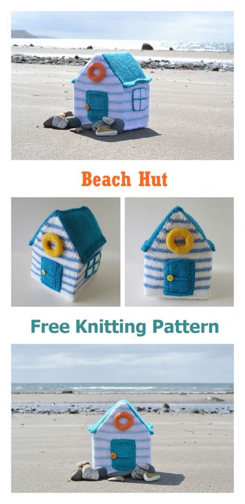 Beach Hut Free Knitting Pattern