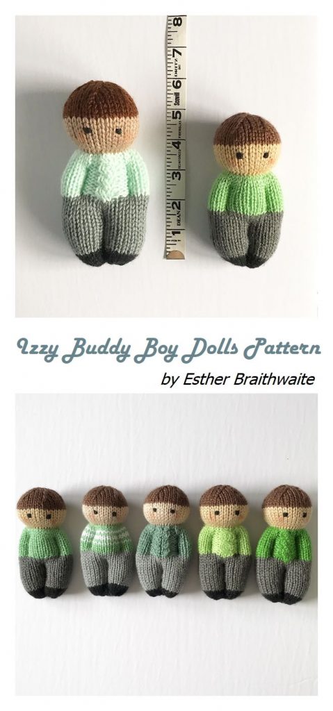 Izzy Buddy Boy Dolls Free Knitting Pattern
