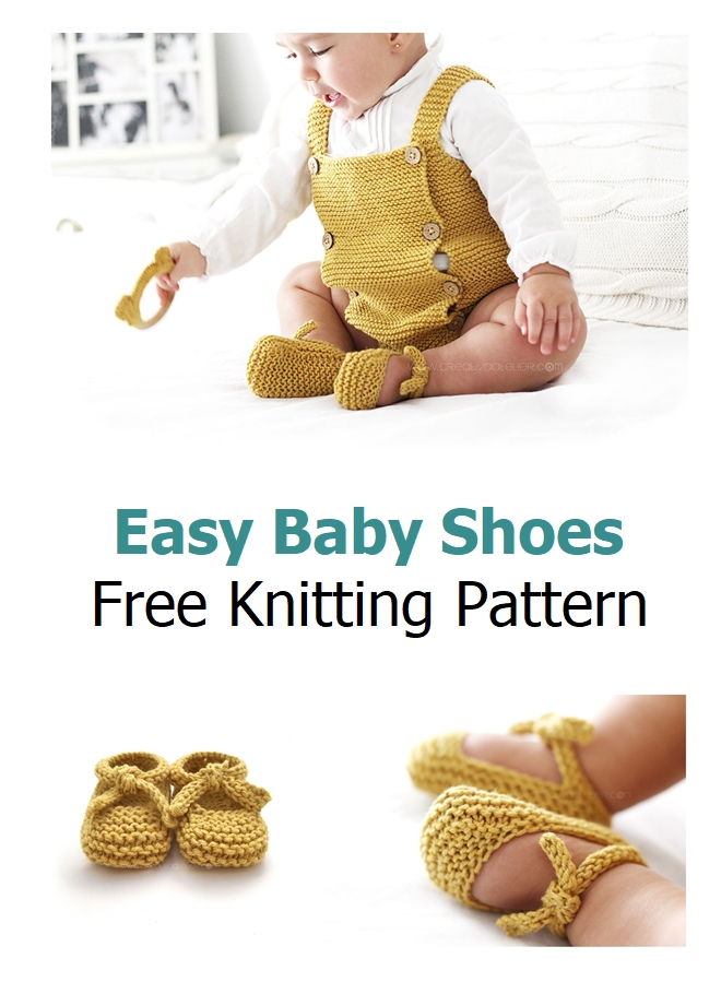 Easy Baby Booties Free Knitting Pattern