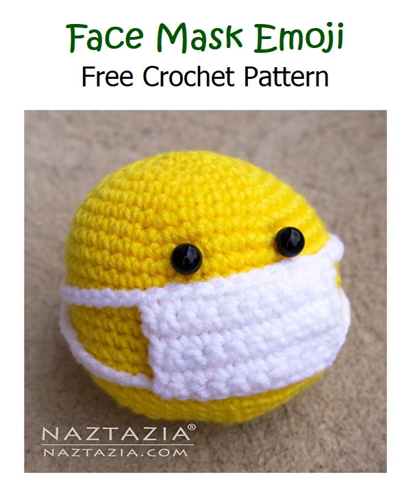 Face Mask Emoji Free Crochet Pattern