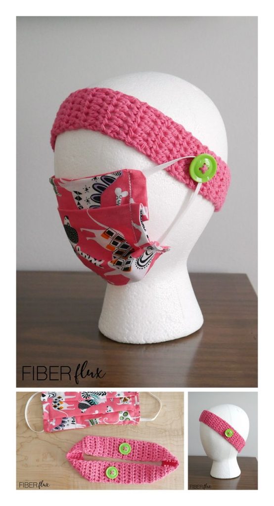 Headband Mask Helper Free Crochet Pattern