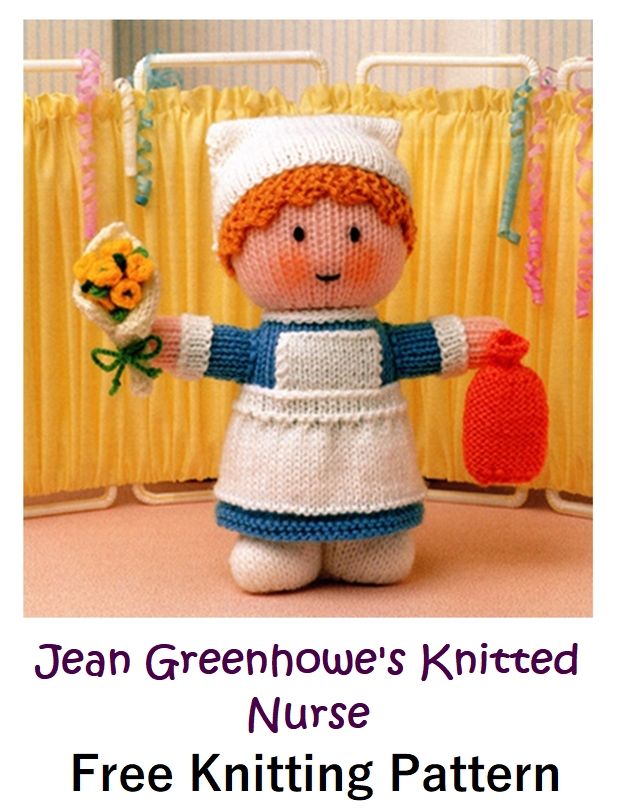 Jean Greenhowes Knitted Nurse Free Pattern Knitting Projects