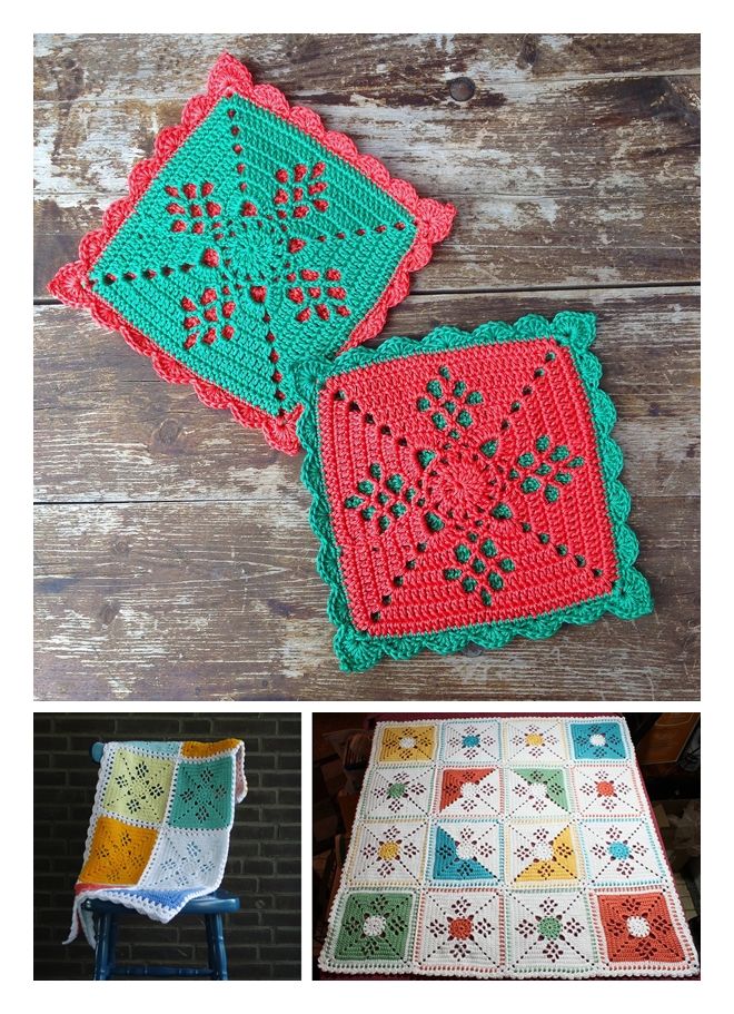 Victorian Lattice Square Free Crochet Pattern