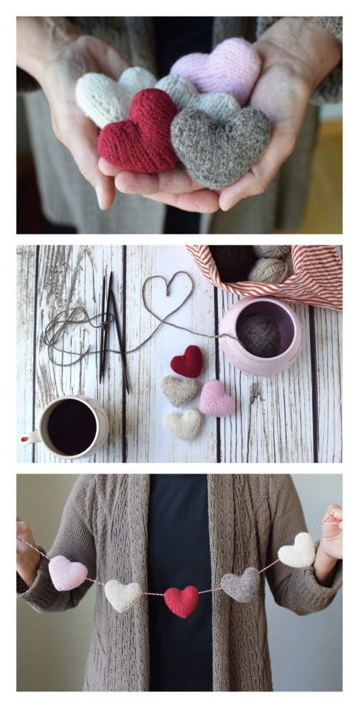 Little Hearts Free Knitting Pattern