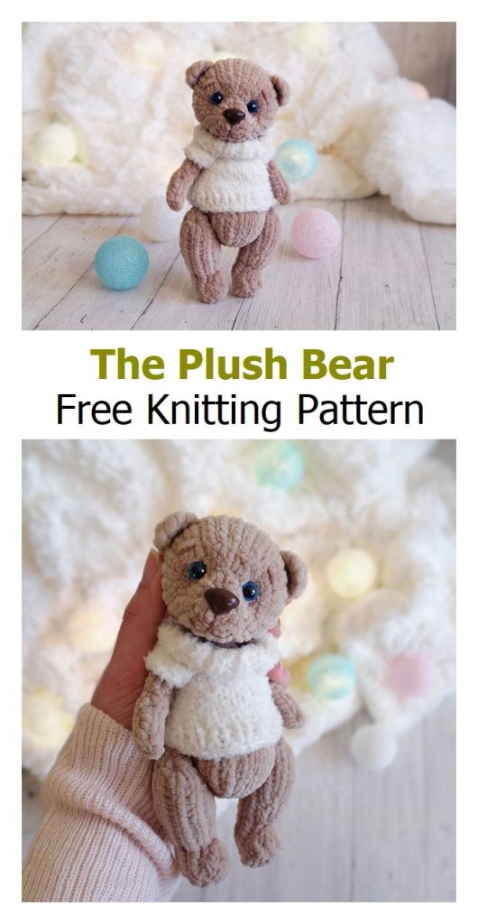 The Plush Bear Free Knitting Pattern
