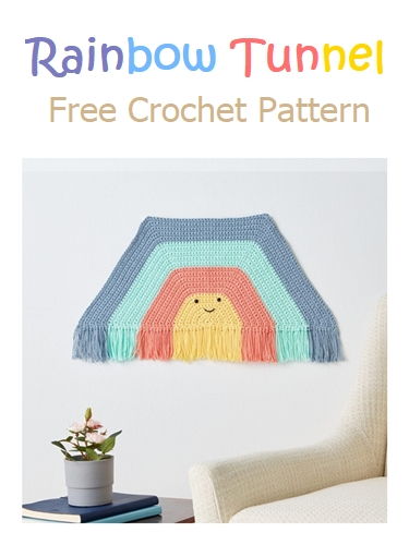 Rainbow Tunnel Free Crochet Pattern