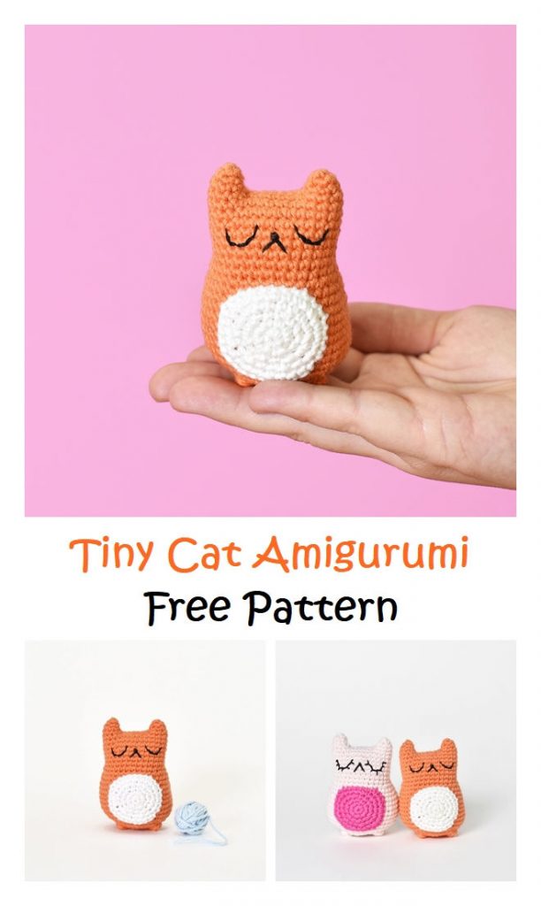 Tiny Cat Free Amigurumi Pattern