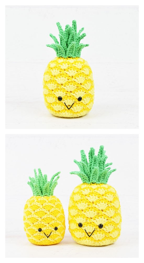 Pineapple Fruit Free Crochet Pattern