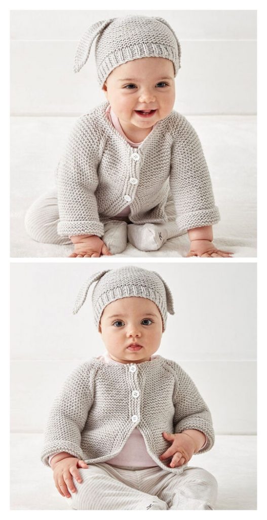 Baby Jacket Set Free Knitting Pattern