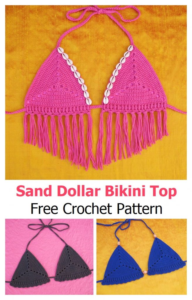 Sand Dollar Bikini Top Pattern