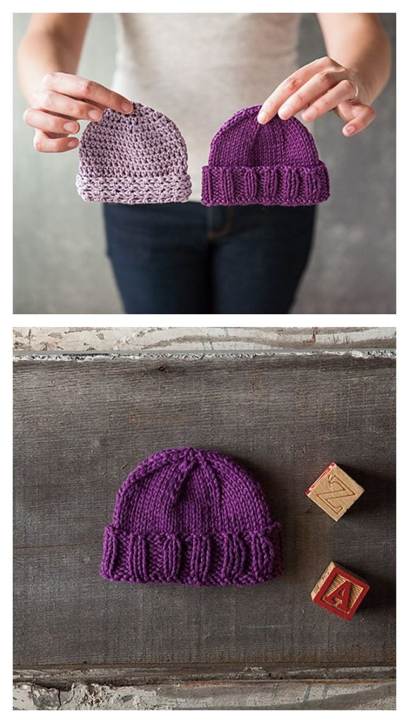 Calming Baby Hat Free Knitting Pattern