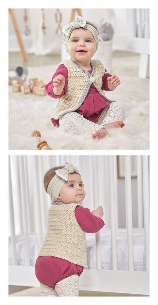 Classic Baby Vest Free Crochet Pattern