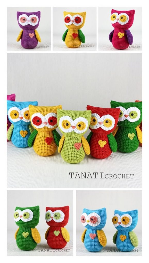 Cute Owl Free Amigurumi Pattern
