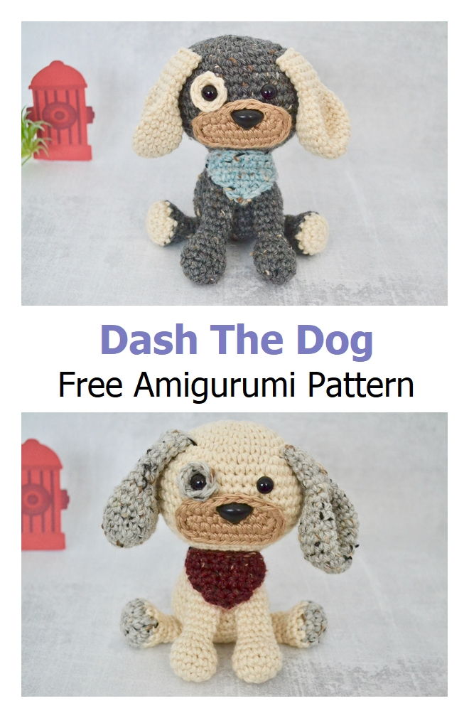 Dash The Dog Free Amigurumi Pattern