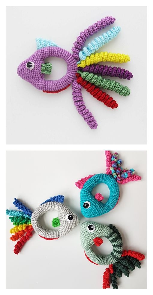 Fish Rattle Free Crochet Pattern