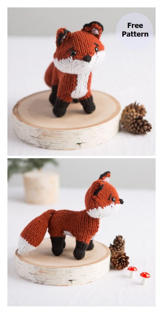 Fox Free Knitting Pattern