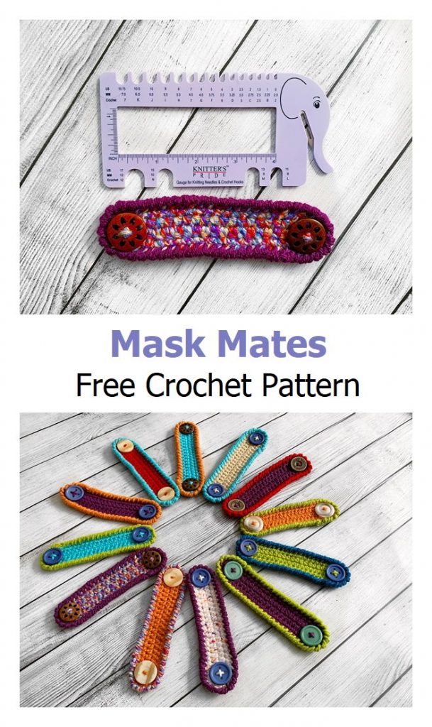 Mask Mates Free Crochet Pattern
