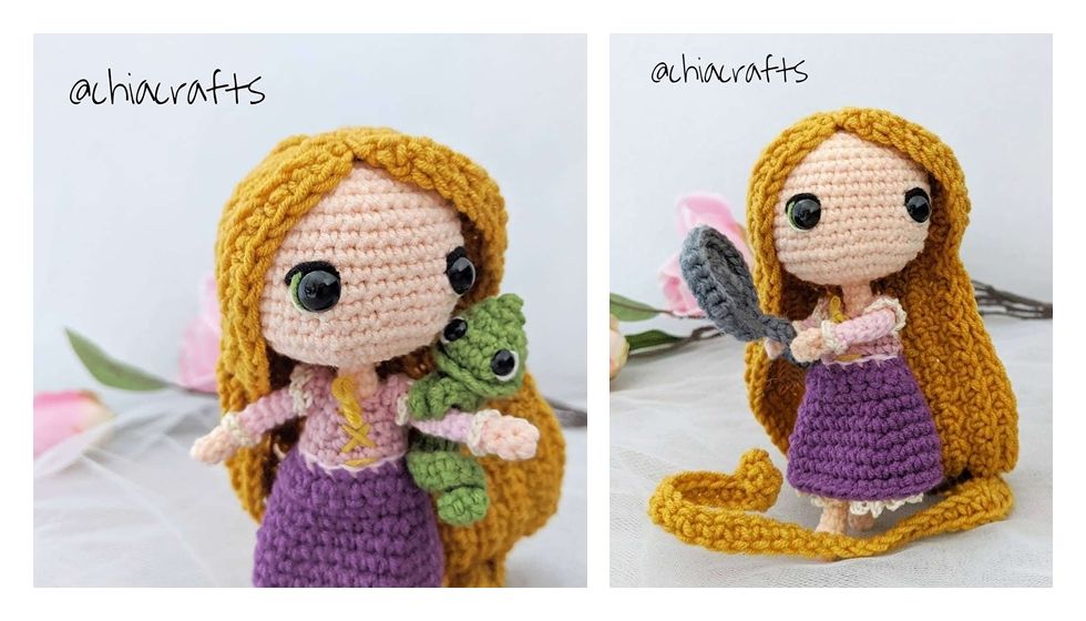 Rapunzel Princess Free Amigurumi Pattern - Knitting Projects