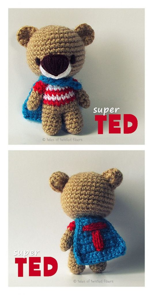 Super TED Free Amigurumi Pattern