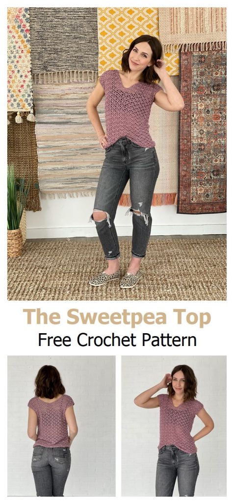 The Sweetpea Top Free Crochet Pattern