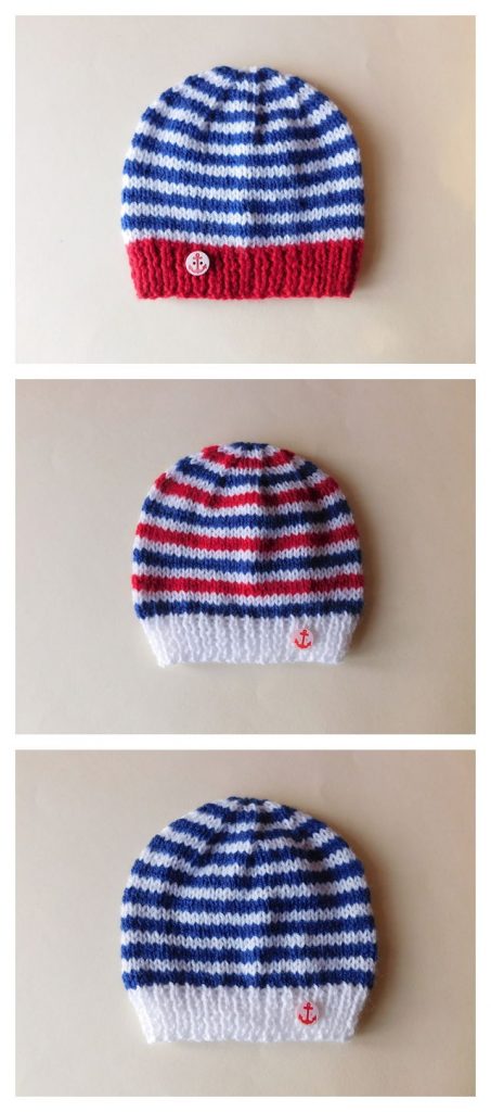 Welcome Aboard Baby Hat Pattern