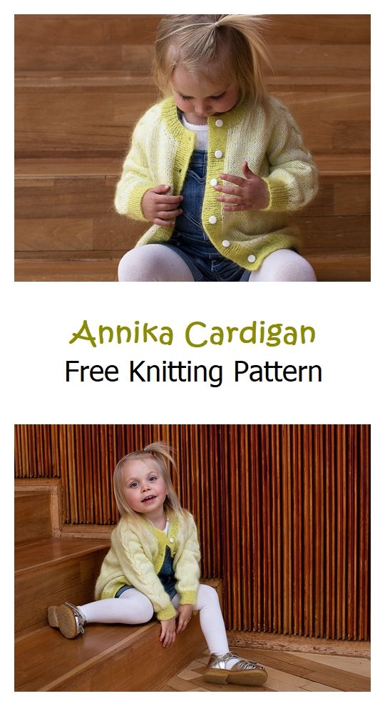 Annika Cardigan Free Knitting Pattern