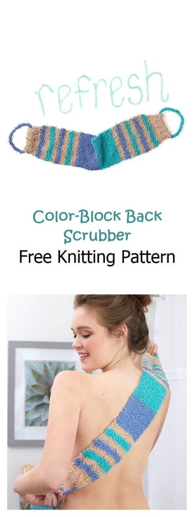 Color-Block Back Scrubber Pattern