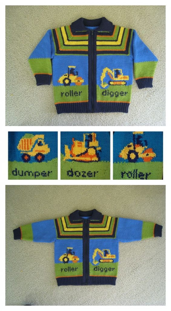 Digger Jacket Free Knitting Pattern