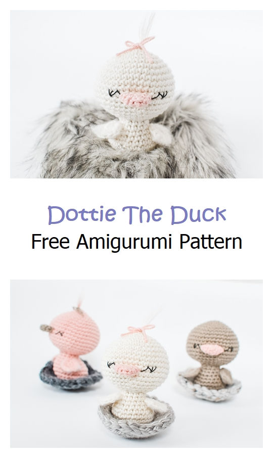 Dottie The Duck Free Amigurumi Pattern