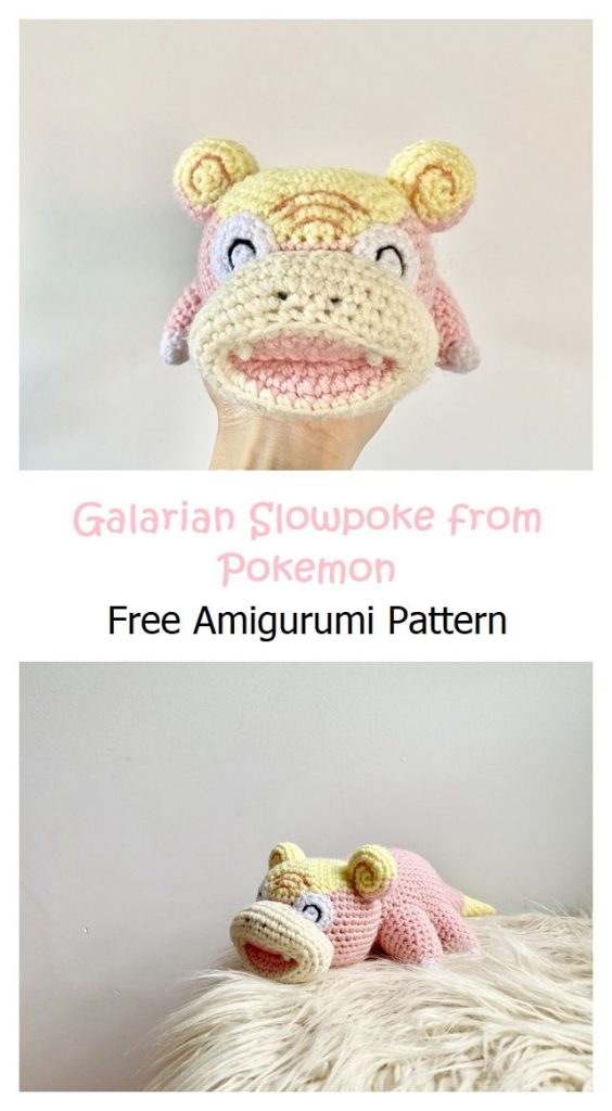 Galarian Slowpoke from Pokemon Pattern