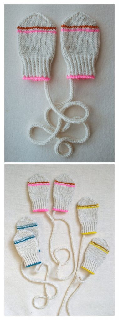 Infant Mittens Free Knitting Pattern