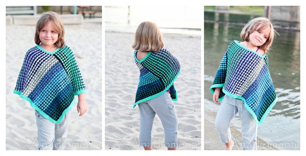Ice Queen Poncho Free Knitting Pattern – Knitting Projects