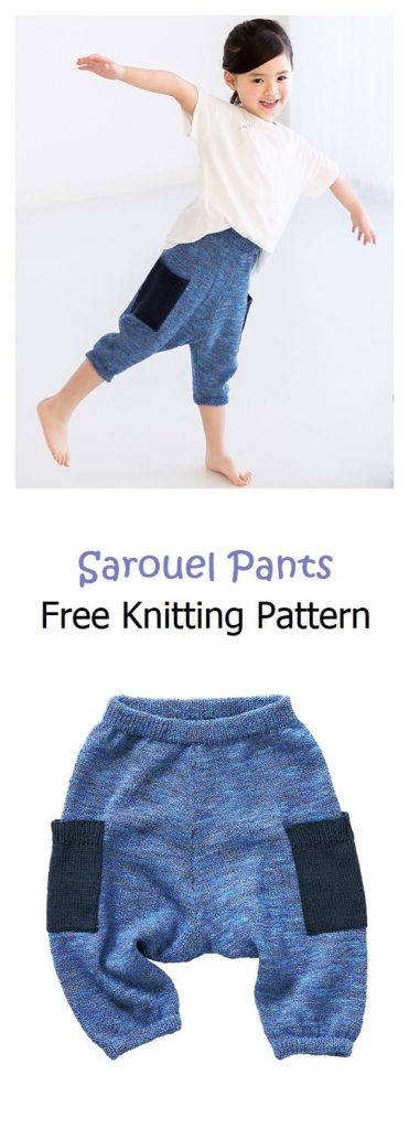 Sarouel Pants Free Knitting Pattern