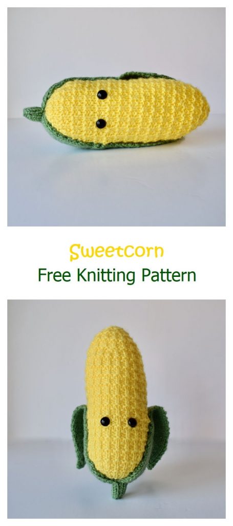 Sweetcorn Free Knitting Pattern