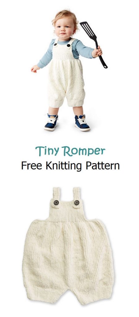 Tiny Romper Free Knitting Pattern