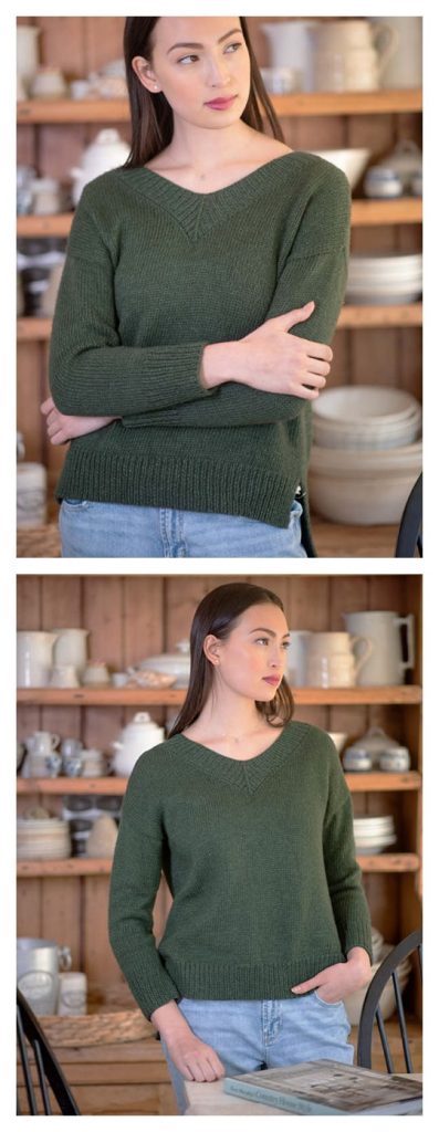 Weir Pullover Free Knitting Pattern