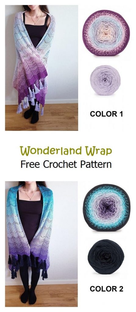 Wonderland Wrap Free Crochet Pattern