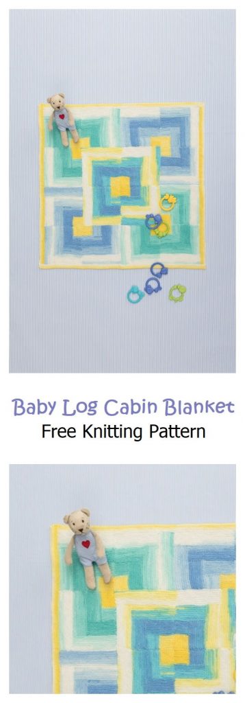 Baby Log Cabin Blanket Pattern