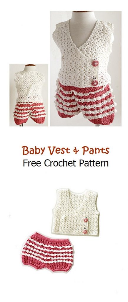 Baby Vest & Pants Free Crochet Pattern