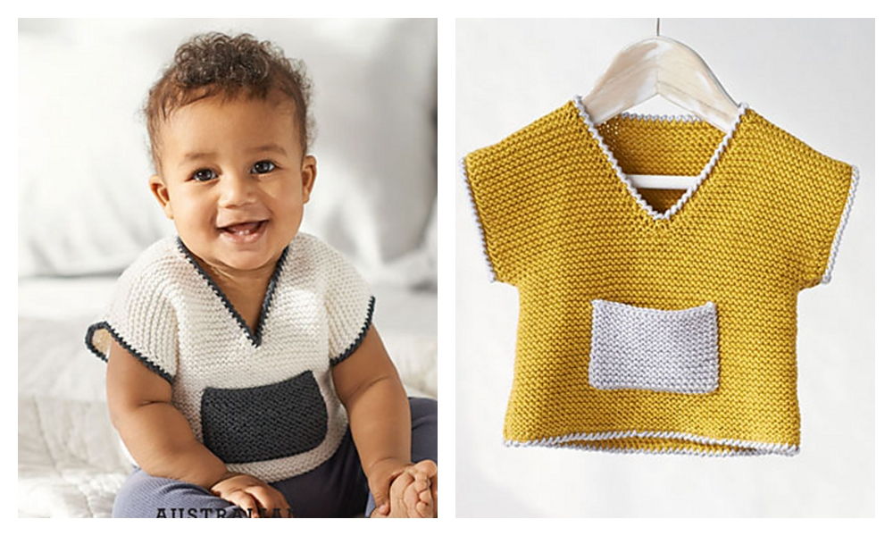 Baby Vest Free Knitting Pattern – Knitting Projects