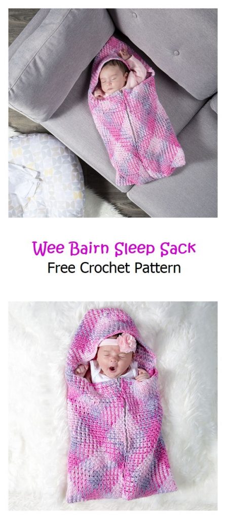Wee Bairn Sleep Sack Free Crochet Pattern