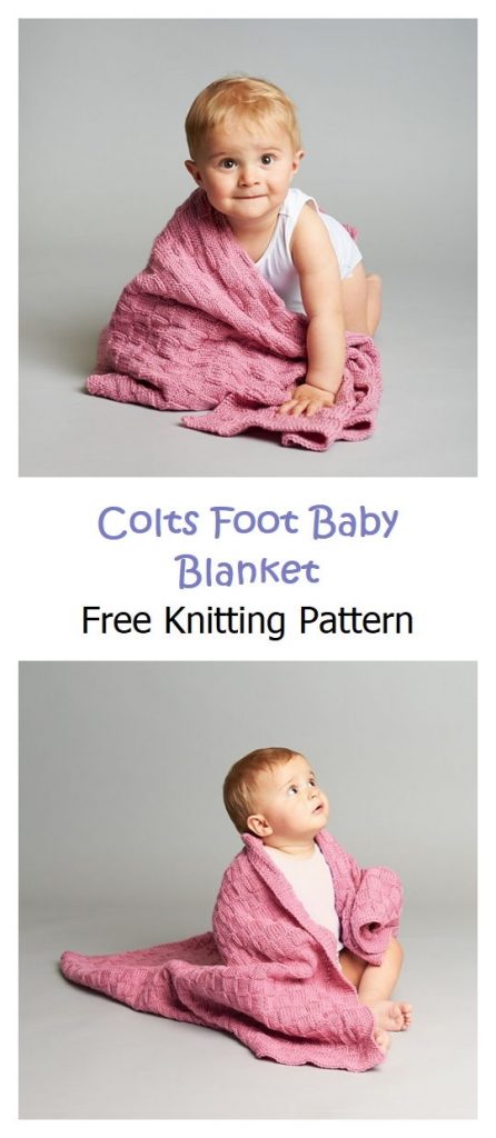 Colts Foot Baby Blanket Pattern
