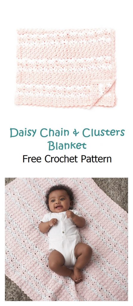 Daisy Chain & Clusters Blanket Pattern