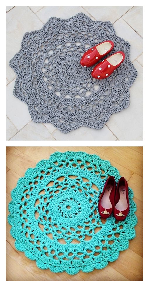 Doily Rug Free Crochet Pattern